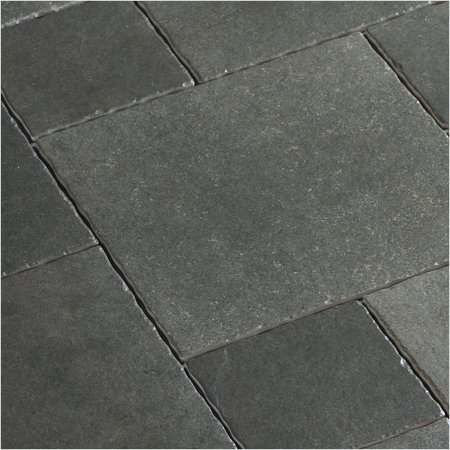 Prezio Stone Louvre Grey Limestone Look Porcelain Tile, Modular Set - set finish swatch