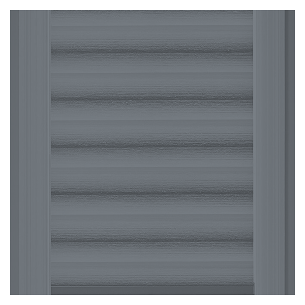 Vanguard Shade Motorized Zebra Shade, Rechargeable, Custom Cut - Slate colorway swatch