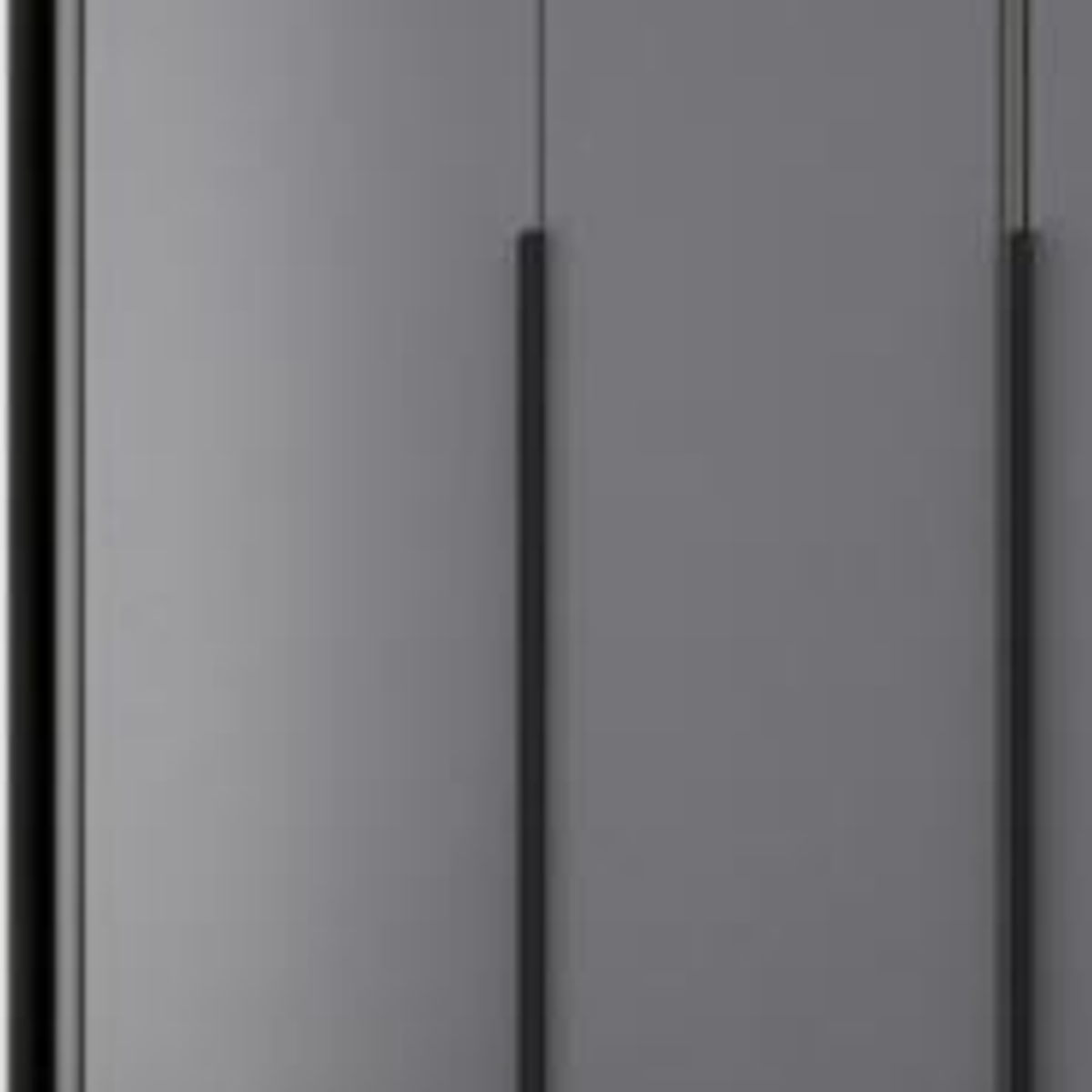 Vista Closet Charcoal Modular Hinged Wardrobe - charcoal gray finish swatch