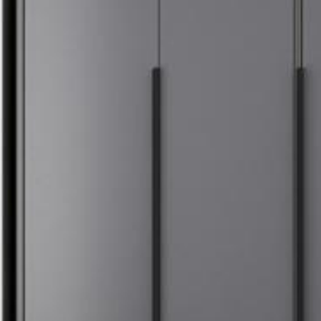 Vista Closet Charcoal Modular Hinged Wardrobe - charcoal gray finish swatch