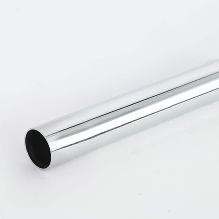Vista Closet 72 in. Heavy-Duty Steel Closet Rod - chrome finish swatch