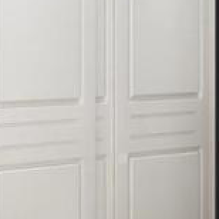Vista Closet Cream Classic Panel Sliding Wardrobe - cream white finish swatch
