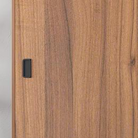 Vista Closet Deep Walnut 2-Door Sliding Wardrobe - deep walnut finish swatch