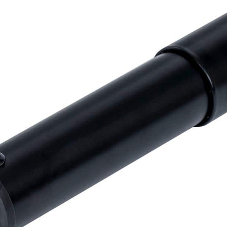 Vista Closet 48 in. to 72 in. Adjustable Steel Closet Rod - matte black finish swatch