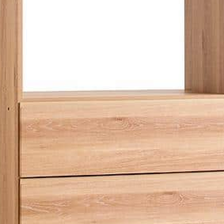 Vista Closet 32 in. W Oak Freestanding Modular Closet Tower System - oak finish swatch