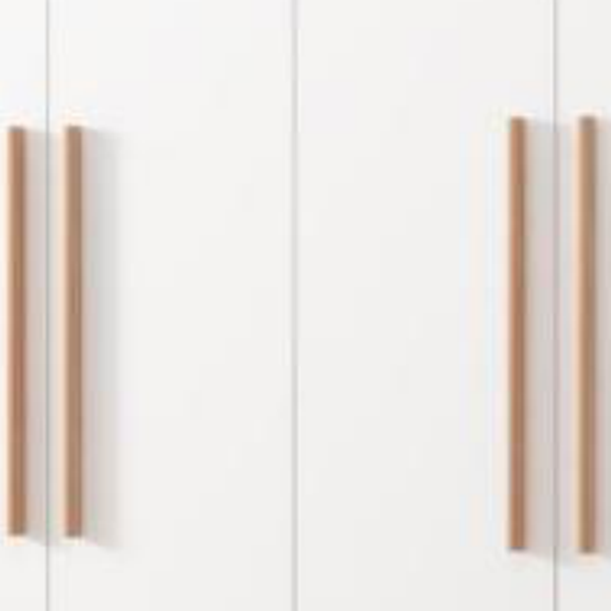 Vista Closet White and Oak Hinged Wardrobe - white oak two tone finish swatch