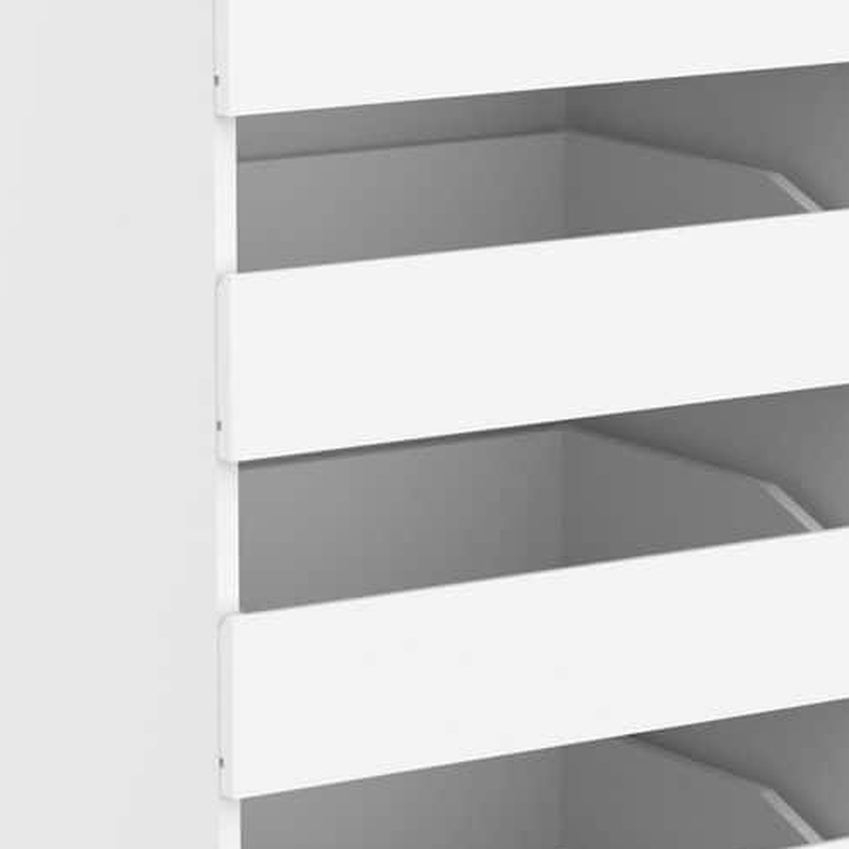 Vista Closet 21.4 in. W White Stackable Modular Closet Unit with 4 Drawers - white finish swatch