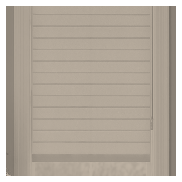 Vanguard Shade Horizontal Sheer Shade, Light Filtering, Custom Cut - Taupe colorway swatch