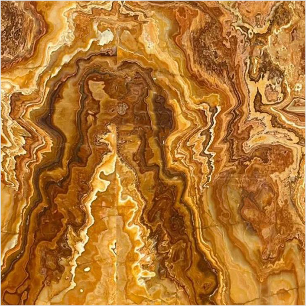 Prezio Stone Translucent Onyx Slab Program - ton finish swatch