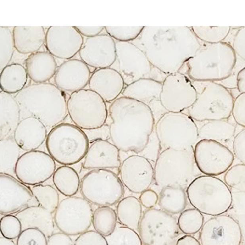 Prezio Stone Translucent Semi-Precious Slab Program - wag finish swatch