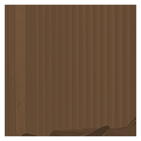 Vanguard Shade Wood Cornice, Custom Width - Walnut colorway swatch