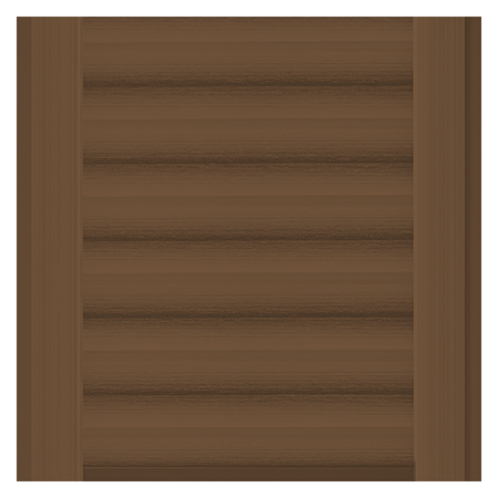 Vanguard Shade Motorized Zebra Shade, Rechargeable, Custom Cut - Walnut colorway swatch