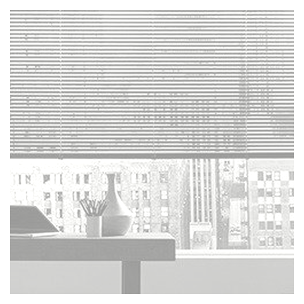 Vanguard Shade 1 in. Cordless Aluminum Mini Blind, Custom Cut Width - White colorway swatch
