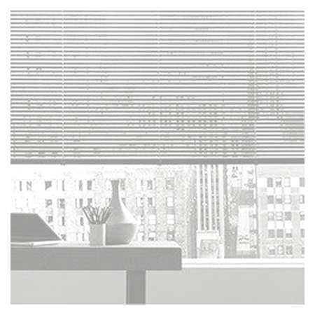 Vanguard Shade 1 in. Cordless Aluminum Mini Blind, Custom Cut Width - White colorway swatch