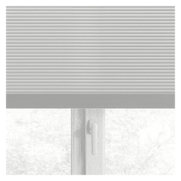 Vanguard Shade 1 in. Cordless Room Darkening Vinyl Mini Blind, Stock Sizes - White colorway swatch