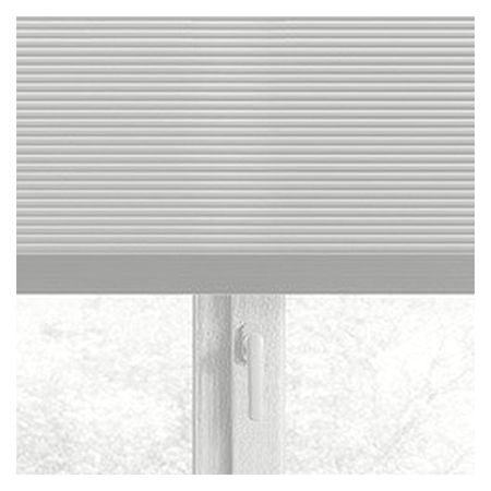 Vanguard Shade 1 in. Cordless Room Darkening Vinyl Mini Blind, Stock Sizes - White colorway swatch