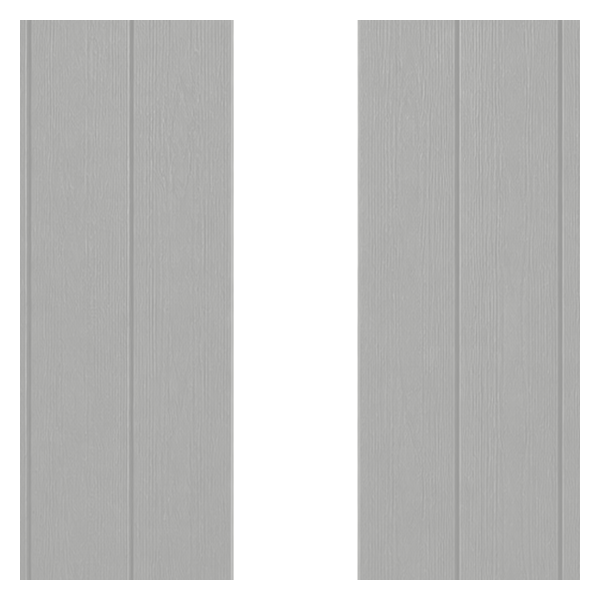 Vanguard Shade Board and Batten Exterior Shutter Pair, Stock Heights - White colorway swatch