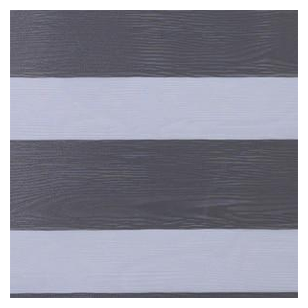 Vanguard Shade Zebra Dual Layer Shade, Cordless, Custom Cut - Woodland Briarsmoke colorway swatch