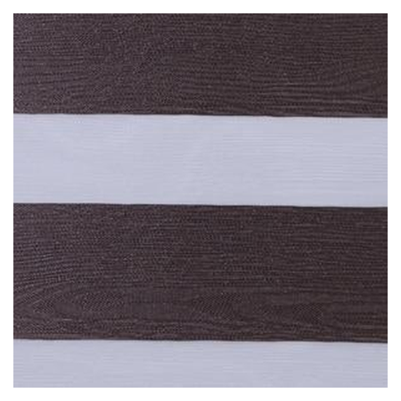Vanguard Shade Zebra Dual Layer Shade, Cordless, Custom Cut - Woodland Jacobean colorway swatch